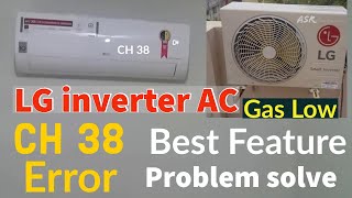 LG inverter AC Error code CH 38 how to fix ch 38 in lg ac How solve error Learn useful information