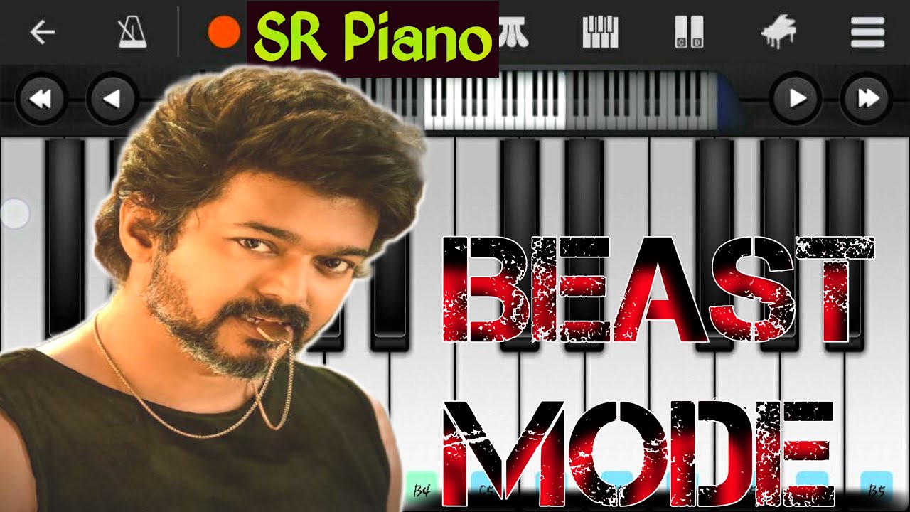 Beast Mode 🔥 Piano Notes | Beast | Thalapathy Vijay | Thirai Thee ...