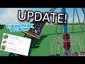 New Theme Park Tycoon 2 UPDATE! Beyond Vertical Drop coaster, Swing ride, and more!