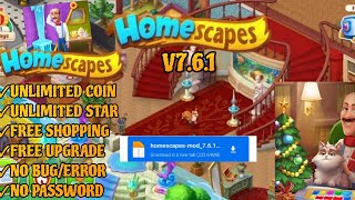 Homescapes Mod Apk 2025 V 7.6.1 || NO PASSWORD