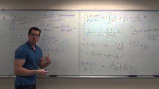 Calculus 2 Lecture 7.4:  Integration By Partial Fractions
