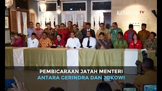 Pembicaraan Soal Jatah Menteri antara Gerindra dan Jokowi…