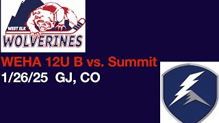 WEHA 12u B v. Summit 1/26/25