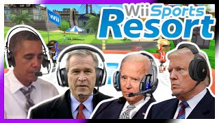 US Presidents Play Swordplay Duel in Wii Sports Resort