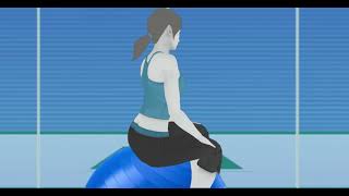Wii Fit Trainer's Gassy Treinament (Blender Animation)