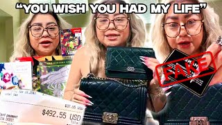 Ash Trevino CONTINUES to WASTE her money & gets exposed for owning FAKE designer 💀 | ASH TIKTOK LIVE
