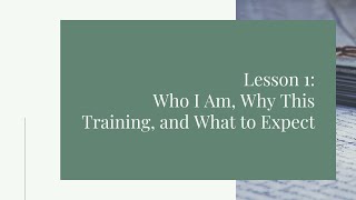 Creating a Trauma Informed Library - Module 1- Lesson 1