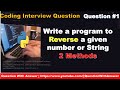 how to reverse a string or num in python | Python tutorial for beginners. #python #python3 #coding
