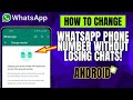 How To Change Whatsapp Number Without Losing Any Chats & Groups