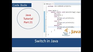 Conditional Statements In Java| Switch In Java| Java Tutorials | Code Bode
