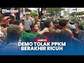 DEMO TOLAK PPKM DI AMBON BERAKHIR RICUH