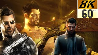 Deus Ex: Human Revolution, Mankind Divided - All CGI Cinematics ( "Special" 8K 60FPS)