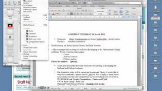 Viewing Word Documents on big screens