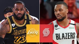 Los Angeles Lakers vs. Portland Trail Blazers [GAME 4 HIGHLIGHTS] | 2020 NBA Playoffs