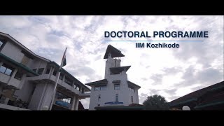 Doctoral Programme in Management  | IIM Kozhikode