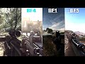 Battlefield 3 vs Battlefield 4 vs Battlefield 1 vs Battlefield 5 | Comparison