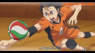 Nishinoya Rolling Thunder Moments   Haikyuu!!