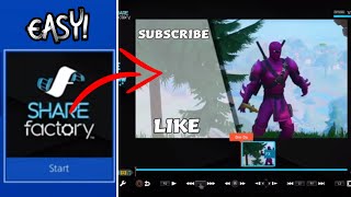 How To Make A FORTNITE Outro In SHAREFACTORY - Quick And Easy