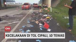 Kecelakaan di Tol Cipali, 10 Orang Tewas