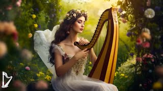 Relaxing Space - Beautiful Harp Music To Relax - Harp Musical Instrument