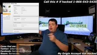 My Origin account got hacked by CatProKiller  - I was able to recover my account - @Barnacules