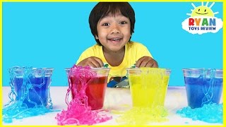 Instant Worms Polymer Science Experiments for Kids to do at home! Family Fun Children Activities