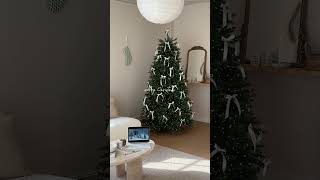 2024 Simple and Beautiful Christmas Tree Decoration Display！#christmas  #xmas  #christmastree