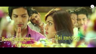 Ek Mulaqat Lyrical Video  Sonali Cable  Ali Fazal & Rhea Chakraborty  Jubin Nautiyal Full HD