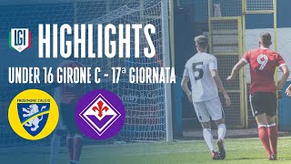 Highlights Frosinone-Fiorentina U16 A-B, 17^ giornata stagione 2023-24