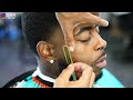 *full length* push back repair haircut tutorial high low taper 360 waves