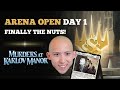 FINALLY THE NUTS! | Arena Open Day 1 | MKM Karlov Manor Sealed | MTG Arena