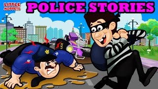 police stories - compilation | police vs thief stories for kids | funny police videos for children