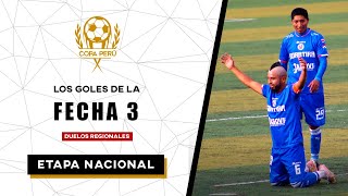 Todos los goles de la FECHA 3 de la COPA PERÚ 2024 - Etapa Nacional