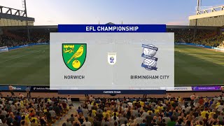 FIFA 21 | Norwich vs Birmingham City - England Championship | 20/10/2020 | 1080p 60FPS