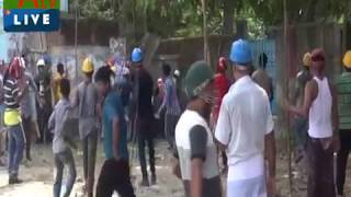 Brahmanbaria  Ashuganj  again  two groups clash! দেশীয় অস্ত্র ব্যবহার পুলিশ দর্শক