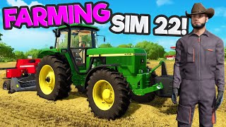 The NEW Best Farming Simulator is Back! (Farming Simulator 22 Gameplay)