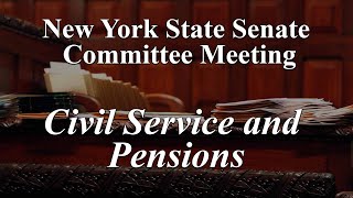 Senate Standing Committee on Civil Service and Pension - 02/07/23