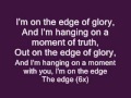 Lady Gaga - Im on the Edge of Glory (Lyrics)