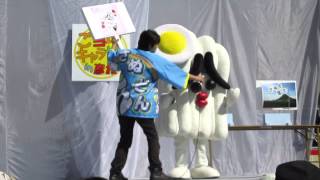 ご当地キャラ博 in 彦根 2014 さぬどんのステージ。