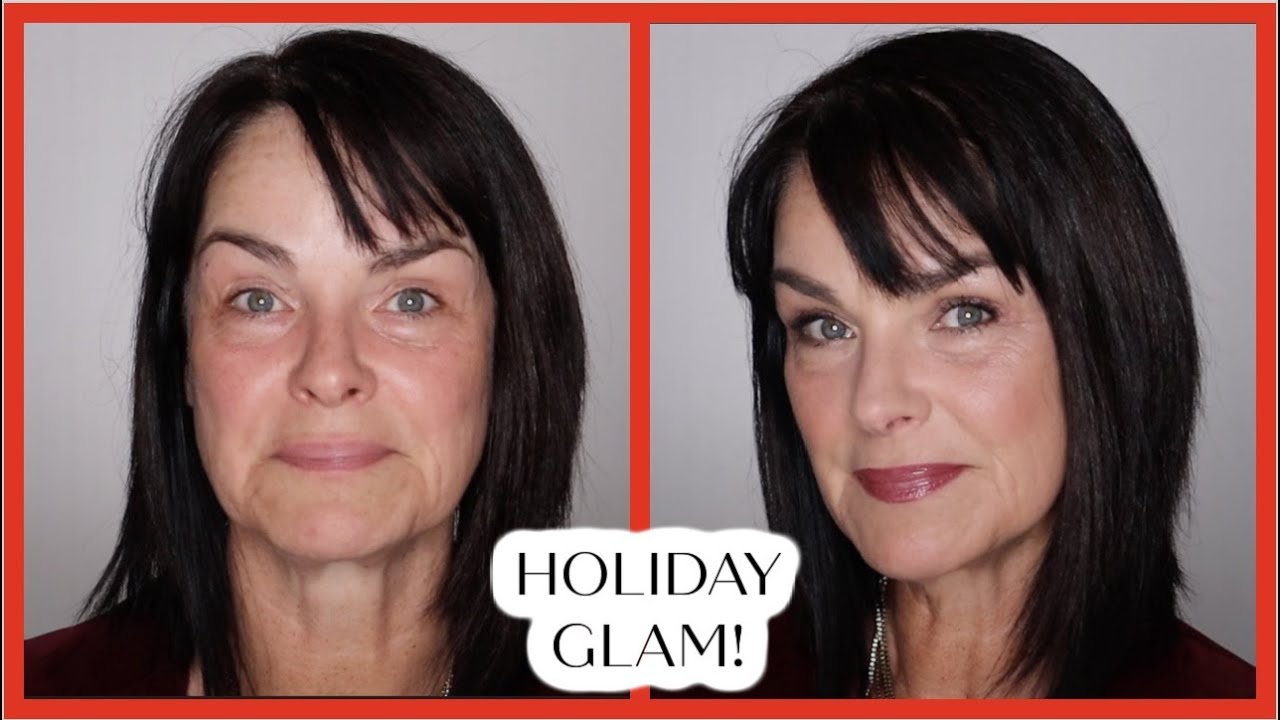 Holiday Glam Makeup Tutorial Over 50 Youtube
