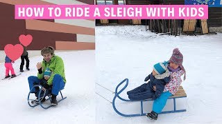 ZIMA U BOSNI | HOW TO RIDE A SLEIGH WITH KIDS | SLEDDING WITH THE KIDS