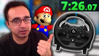 Speedrunning Mario 64 With A Steering Wheel