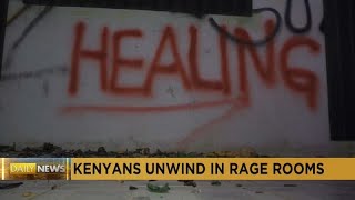 The Kenyans letting off steam in rage rooms