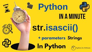 str.isascii() - Check if Python Strings are ASCII