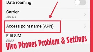 Vivo Problem | Fix Access Point Name APN Error In Y91i