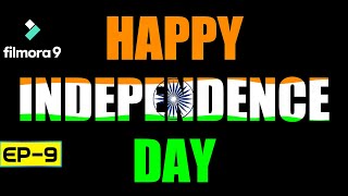 Happy Independence Day India II Liquid Text Filmora 9 tutorial II Whatsapp status
