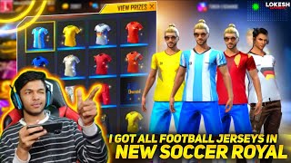 New Soccer Royale Event I Got All 25 Football Jersey In Subscriber Account At Garena Free Fire 2020