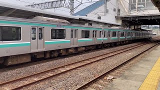 JR東日本E501系【K754編成】泉駅(到着〜発車まで)