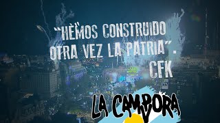 Cristina le habla al pueblo en la histórica Plaza de Mayo - La Cámpora (25/5/15)