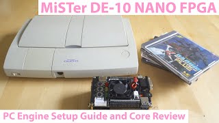 MiSTer FPGA DE-10 Nano PC Engine / TurboGrafx HuCard Setup Tutorial and Core Review